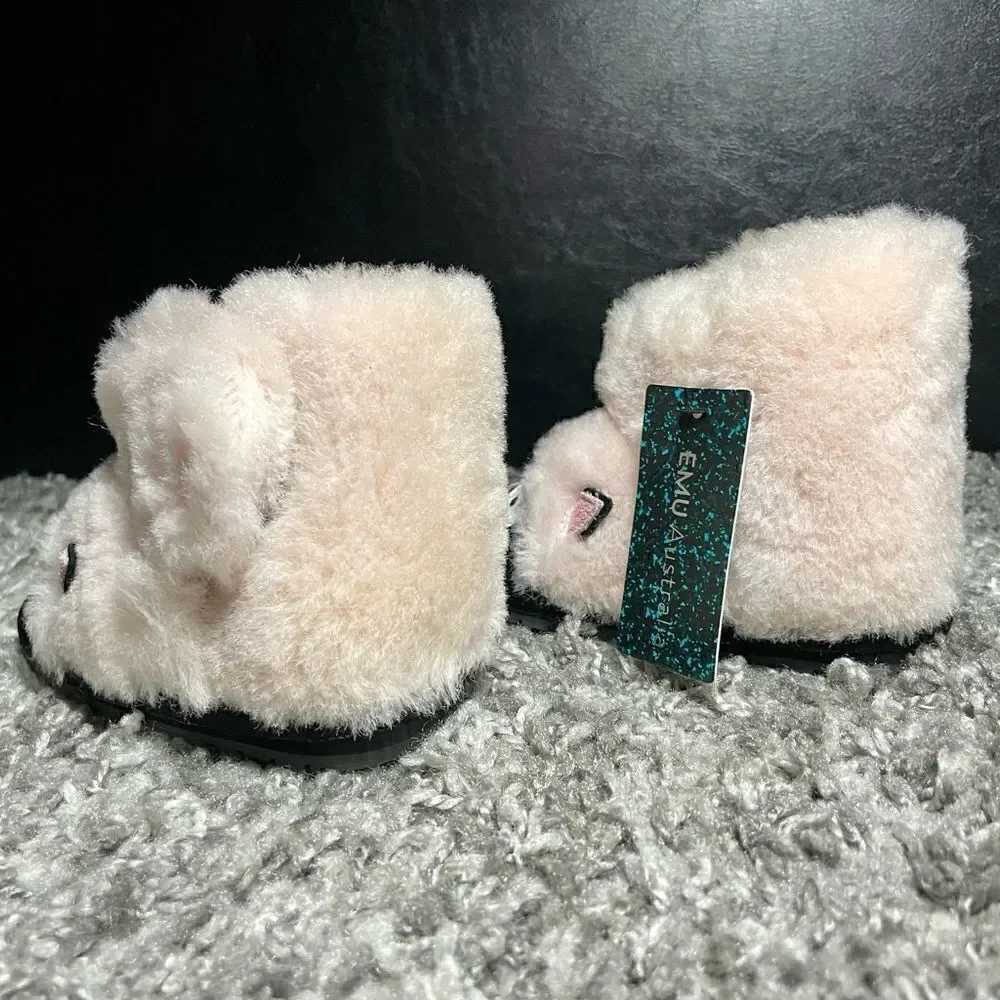NIB EMU Australia Kids Lamb Walker Boots